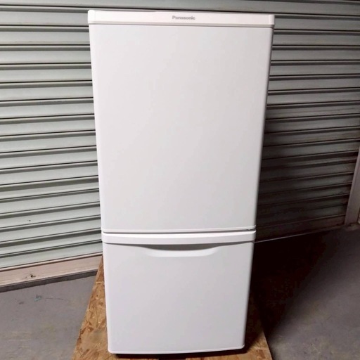 Panasonic パナソニック　ノンフロン冷凍冷蔵庫　NR-B14CW-W形　138L  2019年製　動作品
