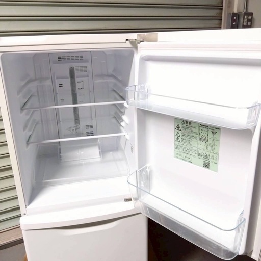 Panasonic パナソニック　ノンフロン冷凍冷蔵庫　NR-B14CW-W形　138L  2019年製　動作品 当社指定地域 限定販売】 NR-B14CW-W 冷蔵庫 マットバニラホワイト