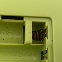 TANITA 体組成計 BC-75Y グリーン ジャンク品 電池液漏れありの画像