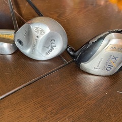 ゴルフクラブ3本の画像