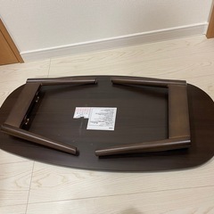折りたたみテーブル 楕円の画像