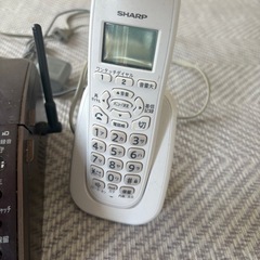 シャープ　　　　親機and子機の画像