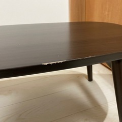 折りたたみテーブル 楕円の画像