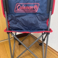 コールマン　折りたたみ椅子　紺色ネイビー　保管袋付きの画像