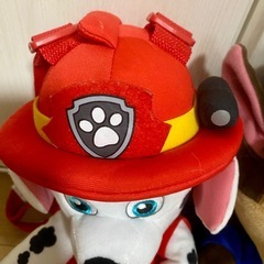 パウパトロール  ぬいぐるみリュックの画像