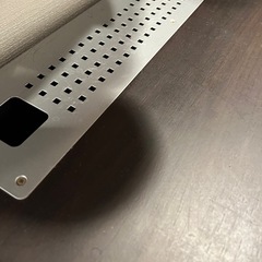 ビクターインテリア引き出し付ガラスフラップ扉キャビネット定価89,250円の画像