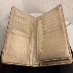 CHANEL マトラッセ　ゴールド キルティング長財布の画像