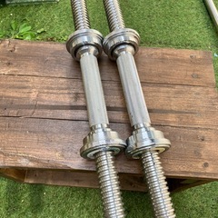 【FIGHTING ROAD】バーベルセット（中古)  　引取or大阪配達のみ　（おまけ付き）の画像