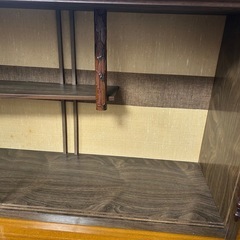 早い方優先✳︎値段交渉可✳︎和風 モダン　飾り棚 アンティーク調 ガラスショーケースの画像