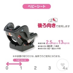 Smart Angle レジェプラス 新生児対応チャイルドシートの画像