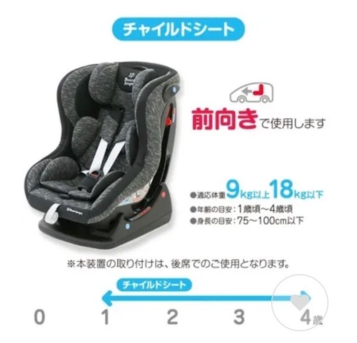【取引完了】 Smart Angle レジェプラス 新生児対応チャイルドシート