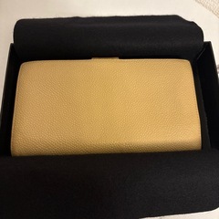CHANEL キャビアスキン　長財布　ベージュの画像