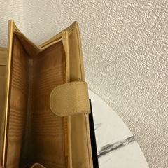 CHANEL キャビアスキン　長財布　ベージュの画像