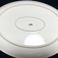 CHINA YAMA 花柄　特大プレート 昭和レトロの画像