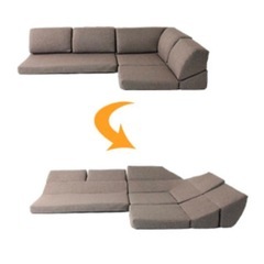 コーナーソファ　ロータイプの画像