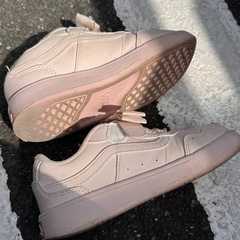 VANS 20cm 女の子　スニーカー　ピンクの画像