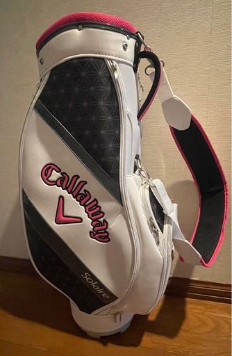 Callaway Solaire ゴルフバッグ ホワイト/ピンク/ブラック