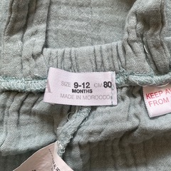 【ZARA】ショートオーバーオール　80cmの画像