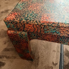 津軽塗り　ローテーブル　伝統工芸　の画像