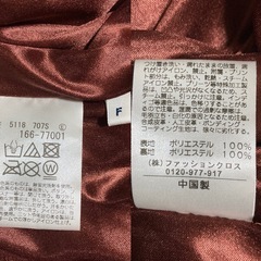 dazzlin プリーツロングスカート 総ゴム サテン ブラウン Ｆ(フリー)の画像