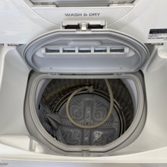 【安心の6ヶ月保証】SHARP シャープ 5.5kg 縦型洗濯乾燥機 ES-TX5C-S 2019年製の画像