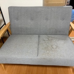 2人掛けソファ！ジャンク品の画像
