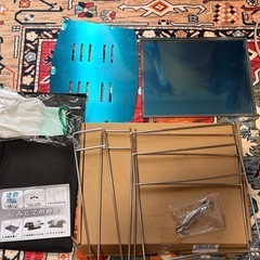 新品　焚き火台 コンパクト キャンプ用品 ソロ バーベキュー たき火台 折りたたみ式 軽量 焚火台 炊き火台 ステンレス鋼 収納袋付きの画像