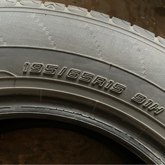 ☆決まりました☆B.DUNLOP ENASAVE 2020年製　195/65R15 夏タイヤ4本の画像