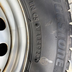 【タイヤ&ホイール4本セット】ブリヂストン　ブリザックVRX3 145/80R12   2023年12月製（49週） 　の画像