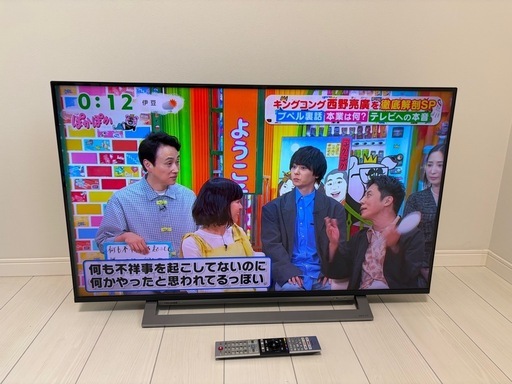 TOSHIBA REGZA液晶テレビ　43型　大型