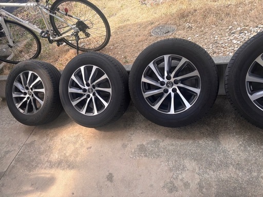 トヨタ30ｱﾙﾌｧｰﾄﾞ純正ホイールﾉｰﾏﾙﾀｲﾔバリ山
