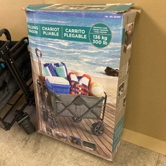 Folding Wagon 折り畳みワゴンXL 耐荷重 136kgの画像