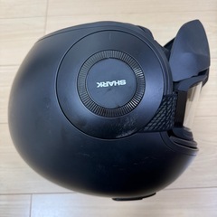 SHARK ゴーグル付きジェットヘルメット マットブラックの画像