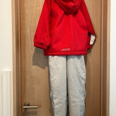 120cm スキーウェア2着セットの画像