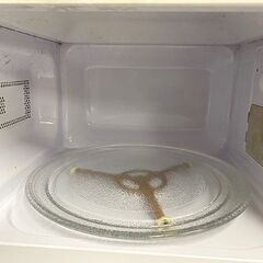 電子レンジ 2022年製 ハイアール JM-17J-50 50Hz専用 ホワイト ターンテーブル あたため専用 Haier 札幌市 白石店の画像