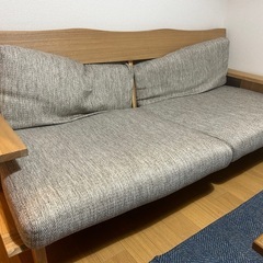 3人掛けソファ 布張りタイプ (アカツキ NA)の画像