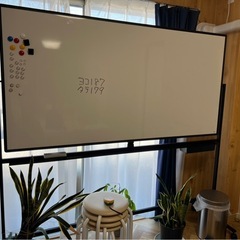 オフィス家具一式  会議用テーブル ホワイトボード チェア6脚 新品同様極美品
の画像