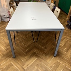 オフィス家具一式  会議用テーブル ホワイトボード チェア6脚 新品同様極美品
の画像