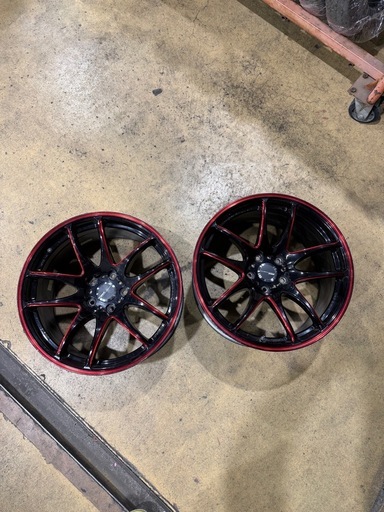 ワークエモーションkiwami  18インチ 9.5j 2本　ドリケツに！