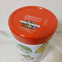 任天堂 Nintendo USJ お土産 お菓子缶 貯金箱の画像