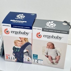 【美品】エルゴベビー オリジナル MIKIHOUSE限定★インサート付★箱・説明書ありの画像