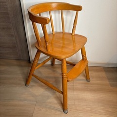 飛騨の家具 柏木工 ベビーハイチェア 子供椅子 アンティーク ヴィンテージの画像