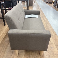 【🐤買取市場 柴田店】I647 🌈 未使用品！ 2Pコンパクトファブリックソファ ⭐ クリーニング済の画像