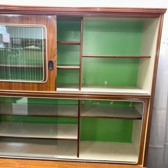 レトロ 値段交渉可✳︎アンティーク 食器棚 水屋  キッチン収納の画像