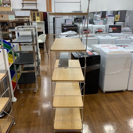 【軽トラ無料貸し出し】【無印良品】【ステンレスユニットシェルフ】【トレファク所沢店】
