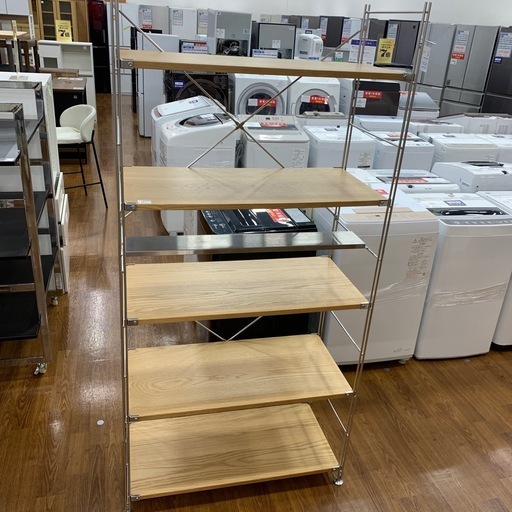 【軽トラ無料貸し出し】【無印良品】【ステンレスユニットシェルフ】【トレファク所沢店】
