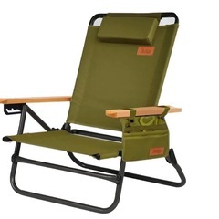 中古品　「フォールディングチェア（折りたたみ式アウトドアチェア）の画像