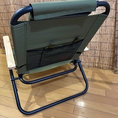 中古品　「フォールディングチェア（折りたたみ式アウトドアチェア）の画像