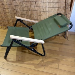 中古品　「フォールディングチェア（折りたたみ式アウトドアチェア）の画像