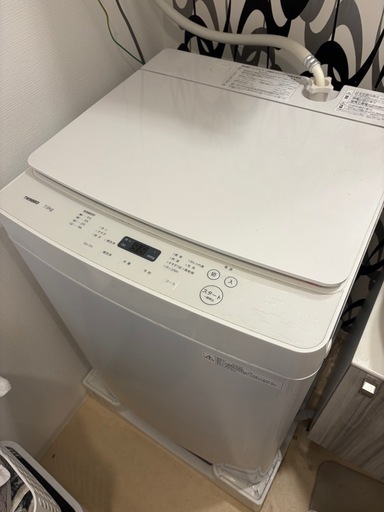 決まりました！2023年式　全自動洗濯機　白　7.0kg